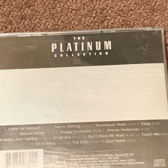 Bob Marley CD (3 for $20) - Picture 3 of 3